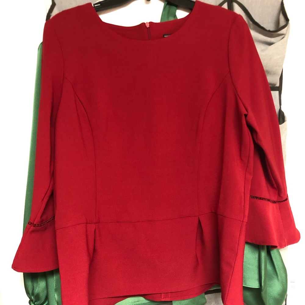 Stunning red Maggie London Top